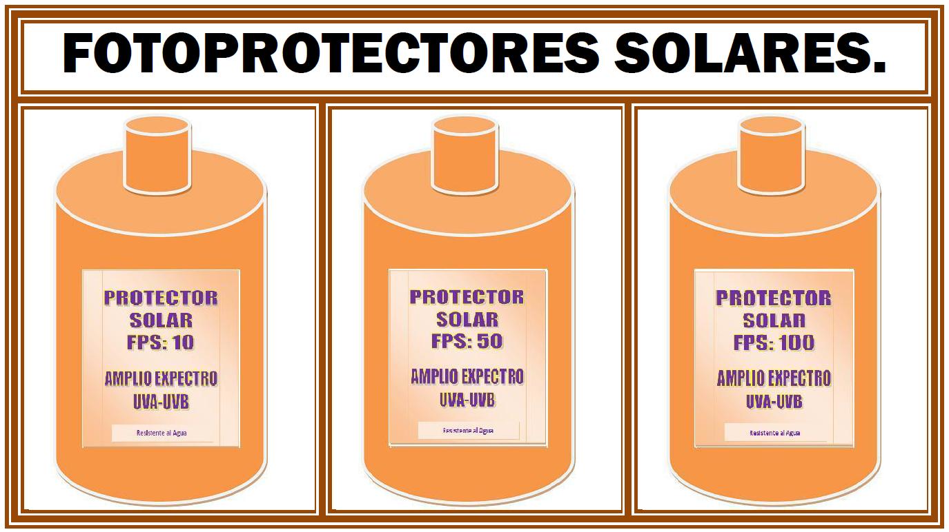 PROTECTORES SOLARES